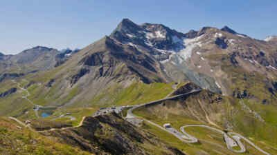 Panorama view of the Grossglockner High Alpine Road