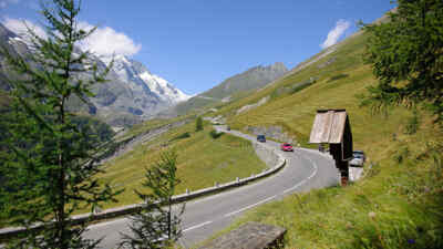 View of the Grossglockner High Alpine Raod